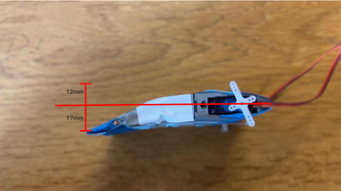 Completed morphing airfoil prototype
